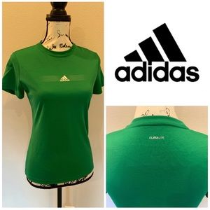 Adidas Climalite Workout Top Athletic T Shirt Tee